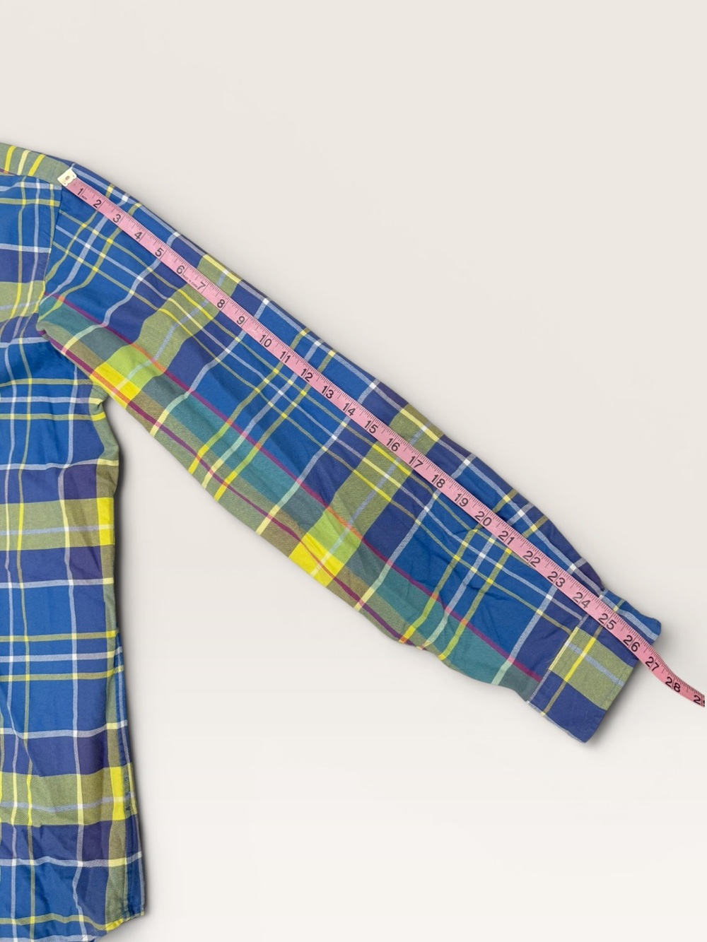 Polo Ralph Lauren XLT 100% Cotton Madras Plaid Button Down Long Sleeve Shirt NWT - Picture 11 of 15